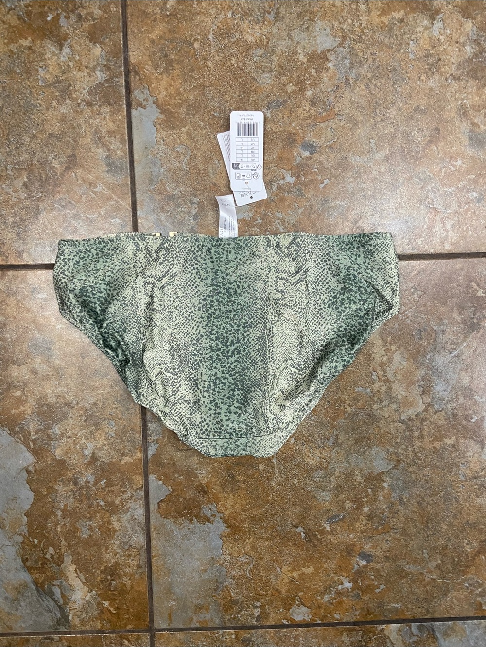 Fantasie Green One-Piece Swim with Gold Accent - Picture 4 of 8